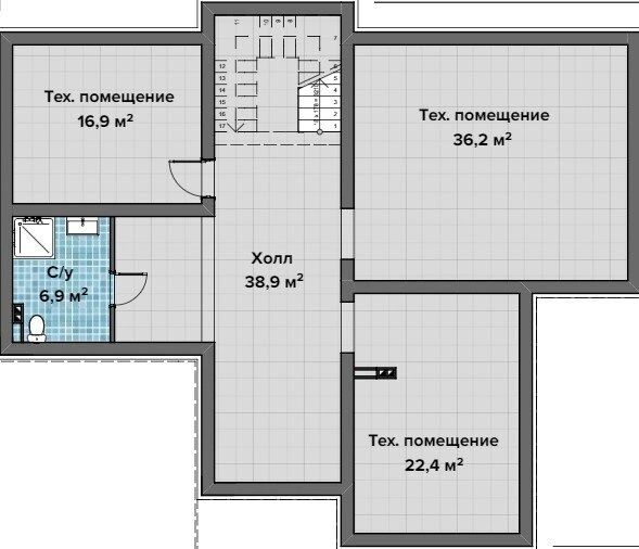 Customized Cottage with Extensive Technical Rooms