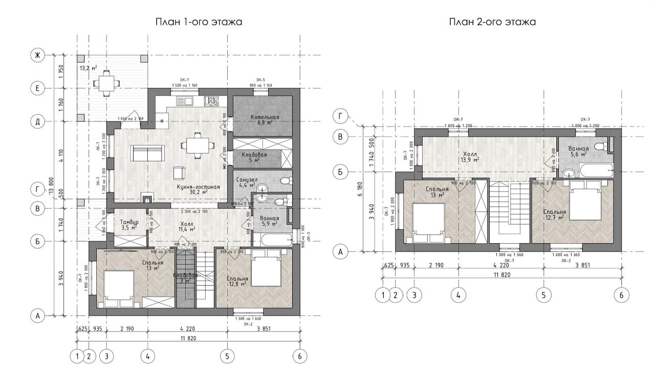 Conceptual Design of a House Combining Modern Architecture and Functionality