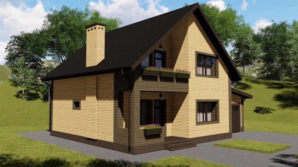 Country Living Dream: Home with Garage