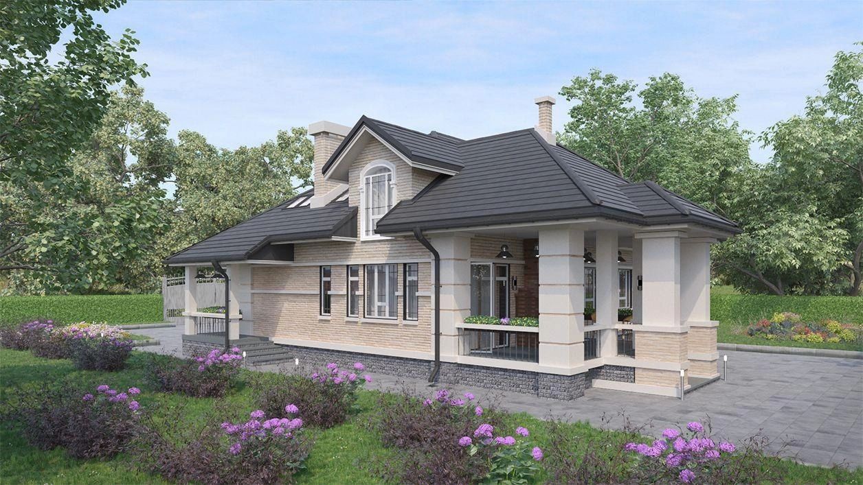 Best Choice for Families: Stylish Single-Story Cottage with Attic