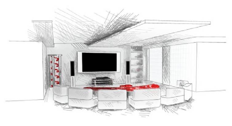 The design of a home theater project