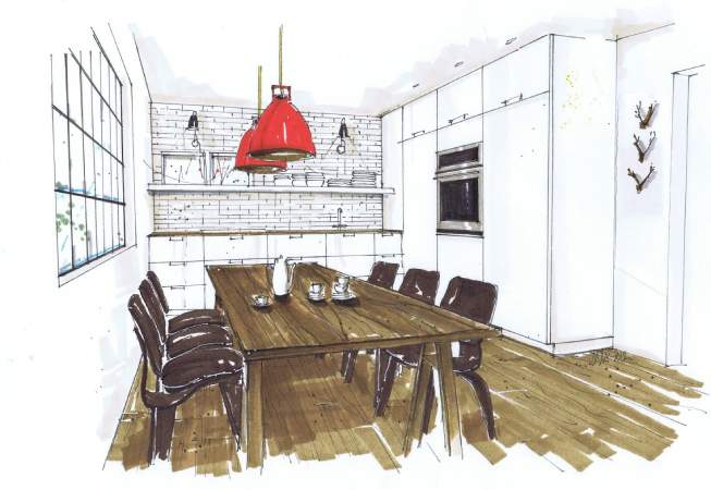 Kitchen Interior Design Project