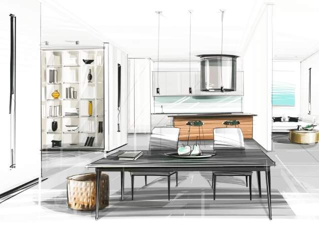 Living Room Interior Design Project