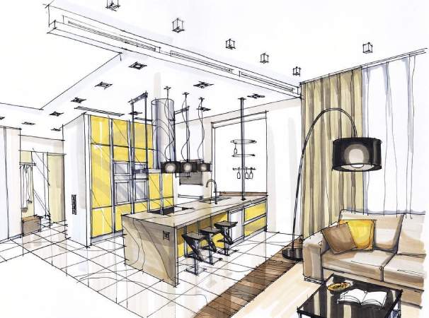 Design Project for a Two-Room Apartment