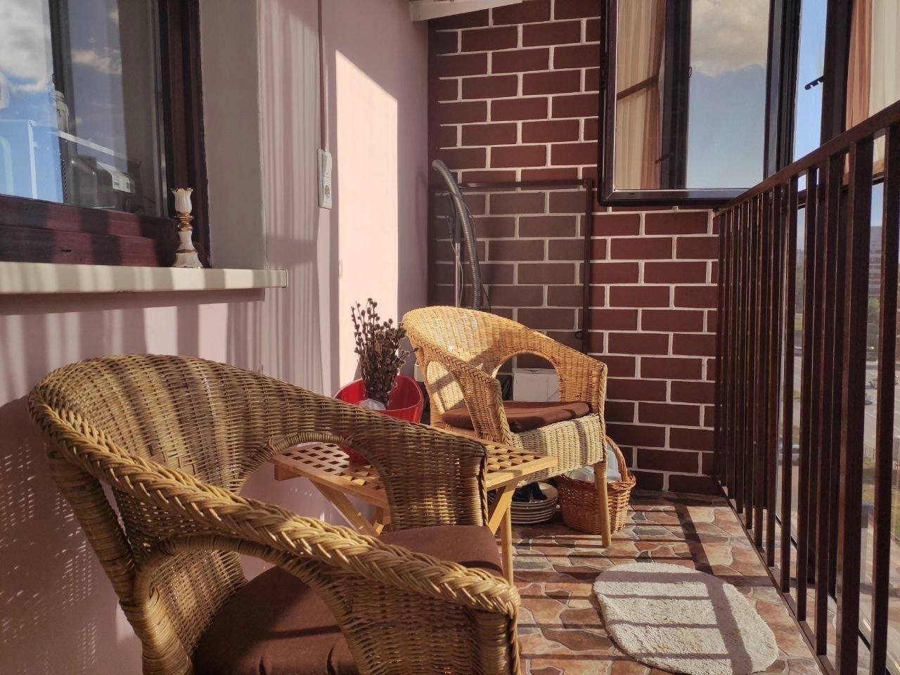 Balcony in a New Light: Turnkey Renovation Creates Cozy Space