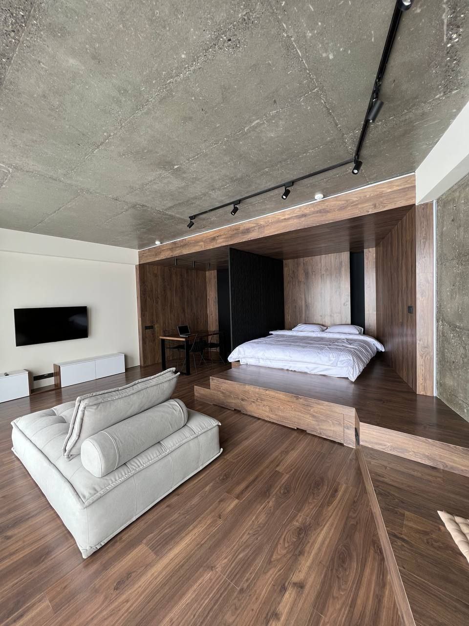 Loft-Style Bedroom