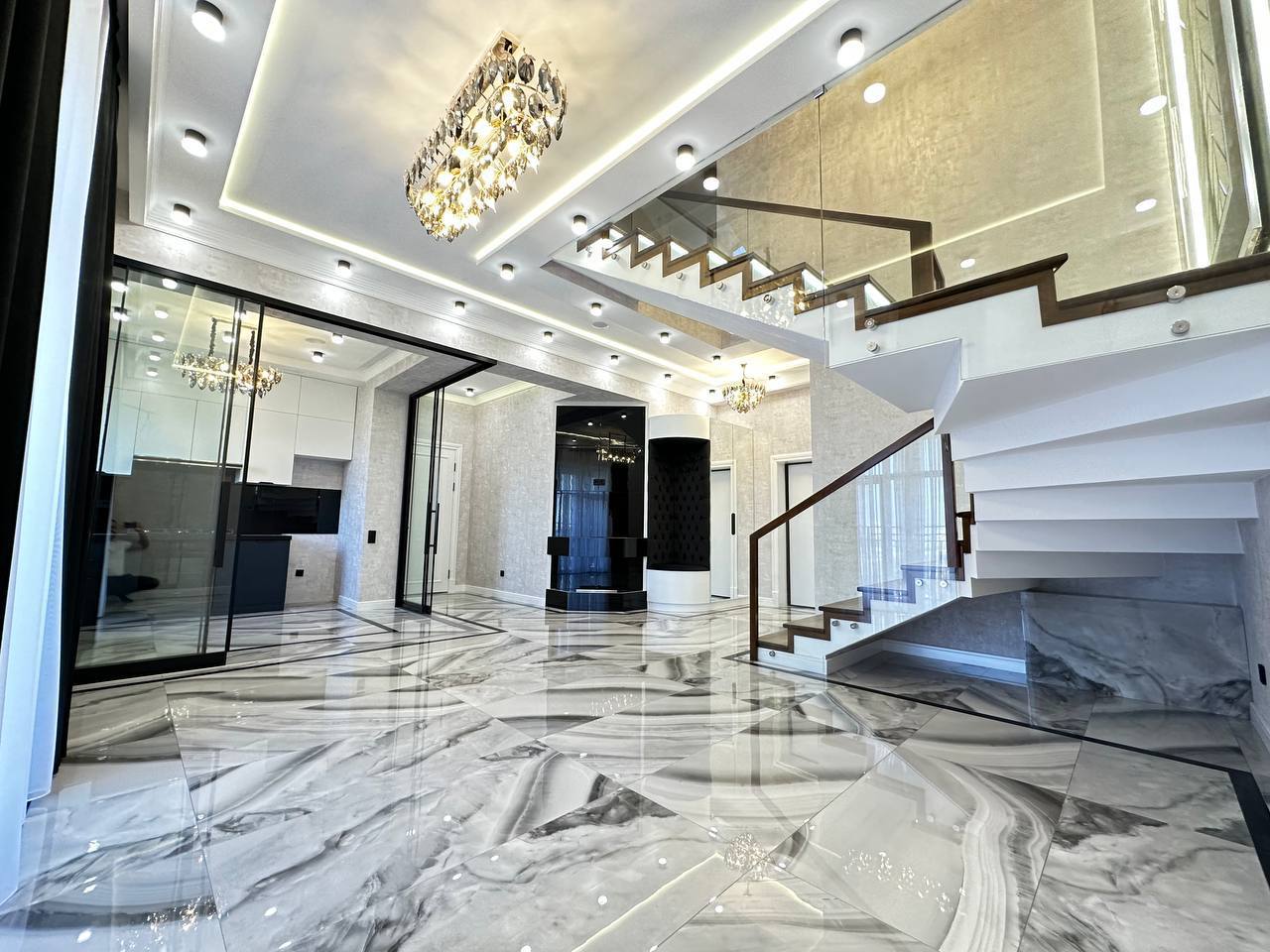 Luxury Cottage: Modern Interior Design by Planirovki.by