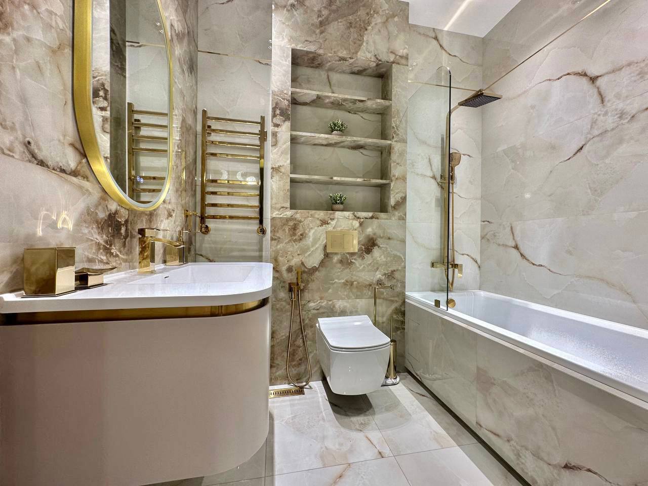 Comfort Oasis: Bathroom Interior Post-Renovation by Planirovki.by