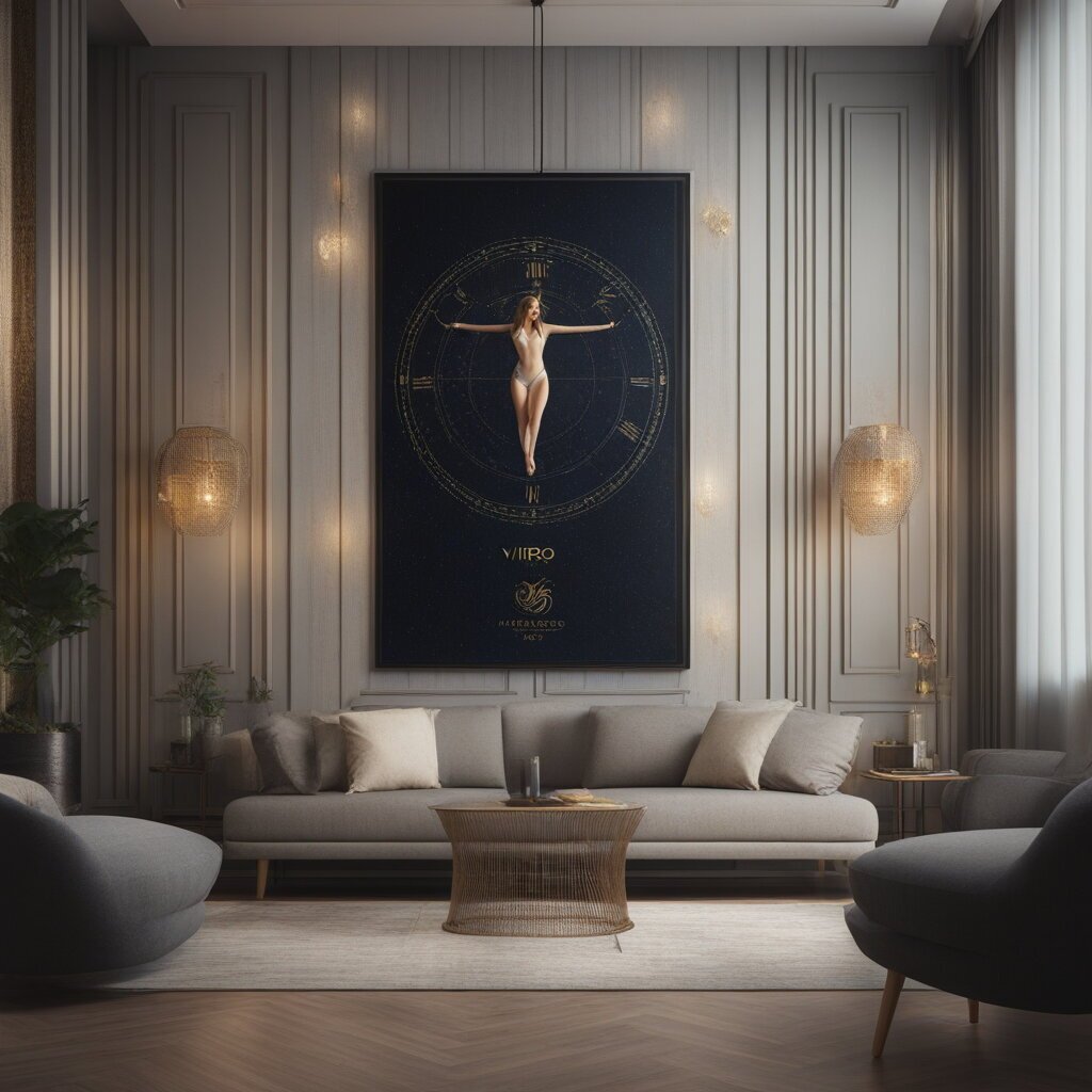 This interior is a voice of reason in a chaotic world, perfect for organized Virgos