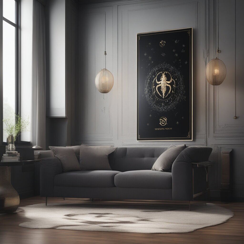 Interior for Scorpio reflecting their mysterious nature