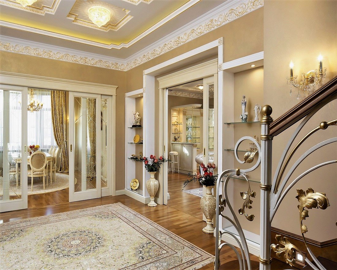 Exquisite Classic Interior of a Country House