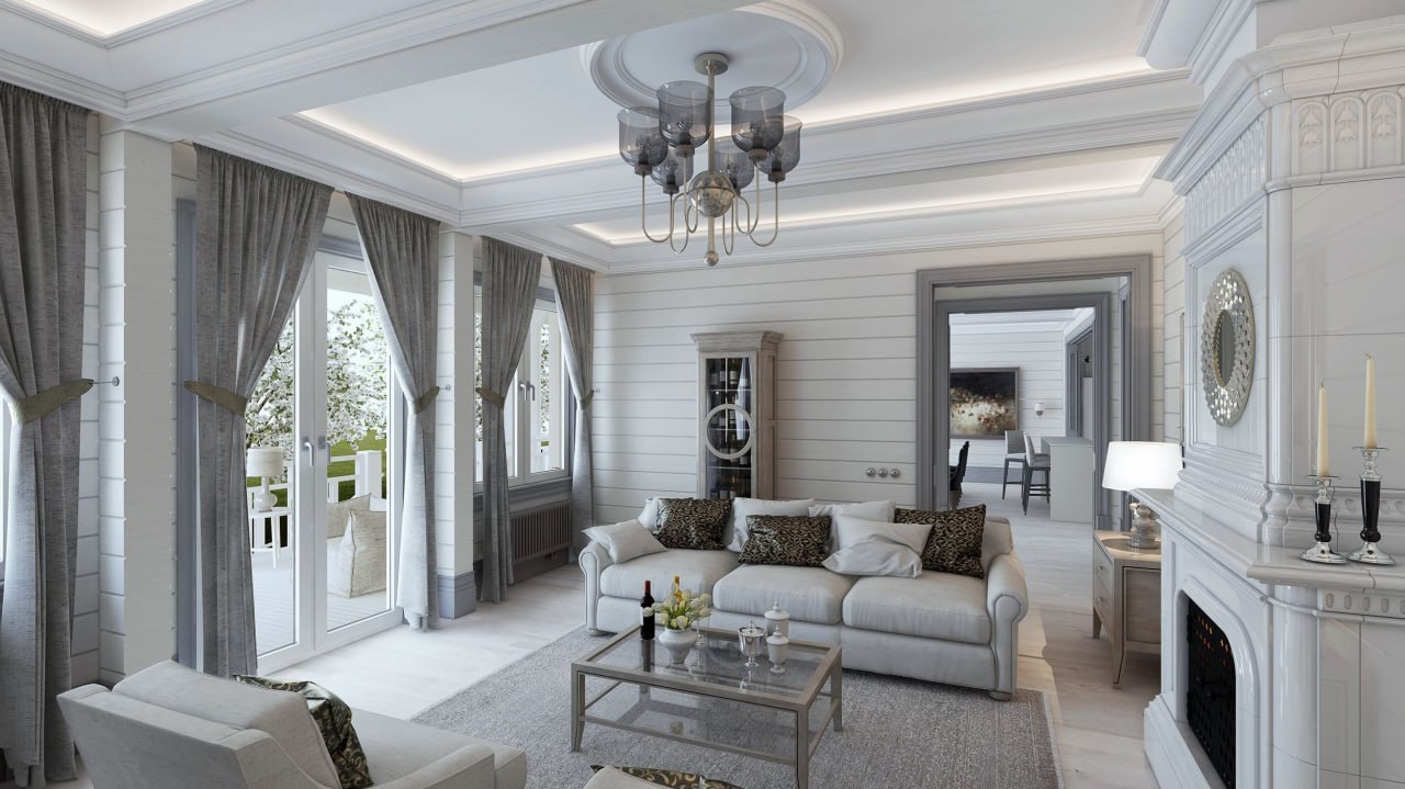 Country House: Classic Interior with a Story