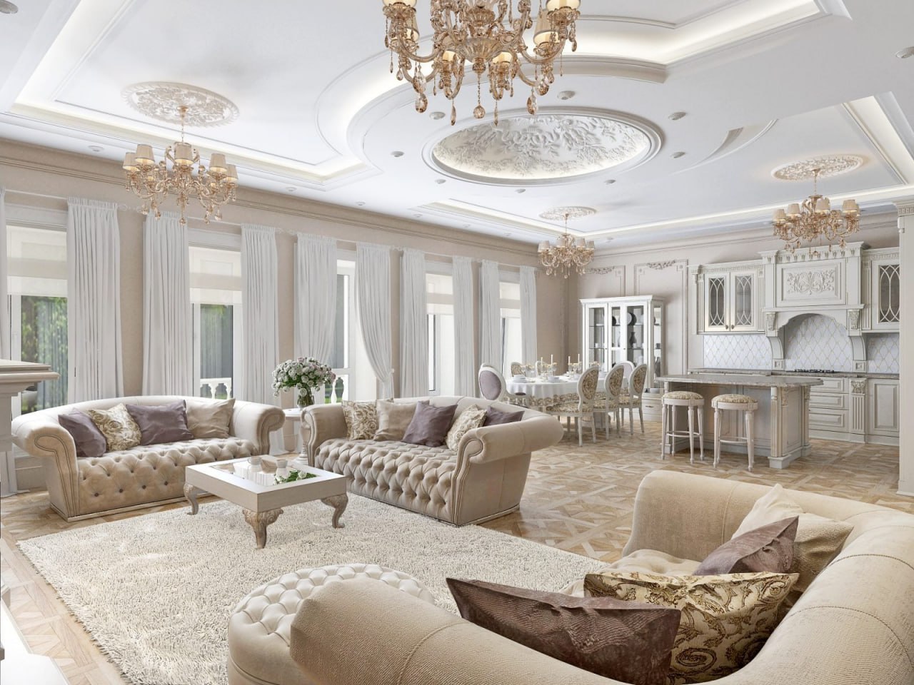 Luxury of a Classic Hall: A Ceremonial Atmosphere