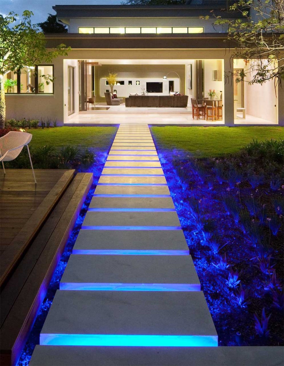 Stroll Under the Stars: Illuminated Pathways