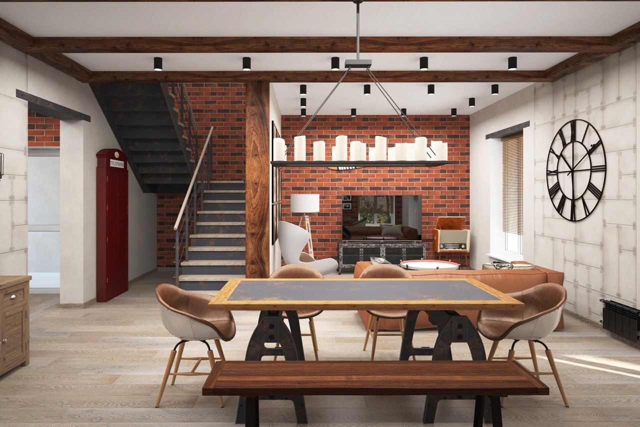 Industrial Charm: The Allure of Loft Interiors