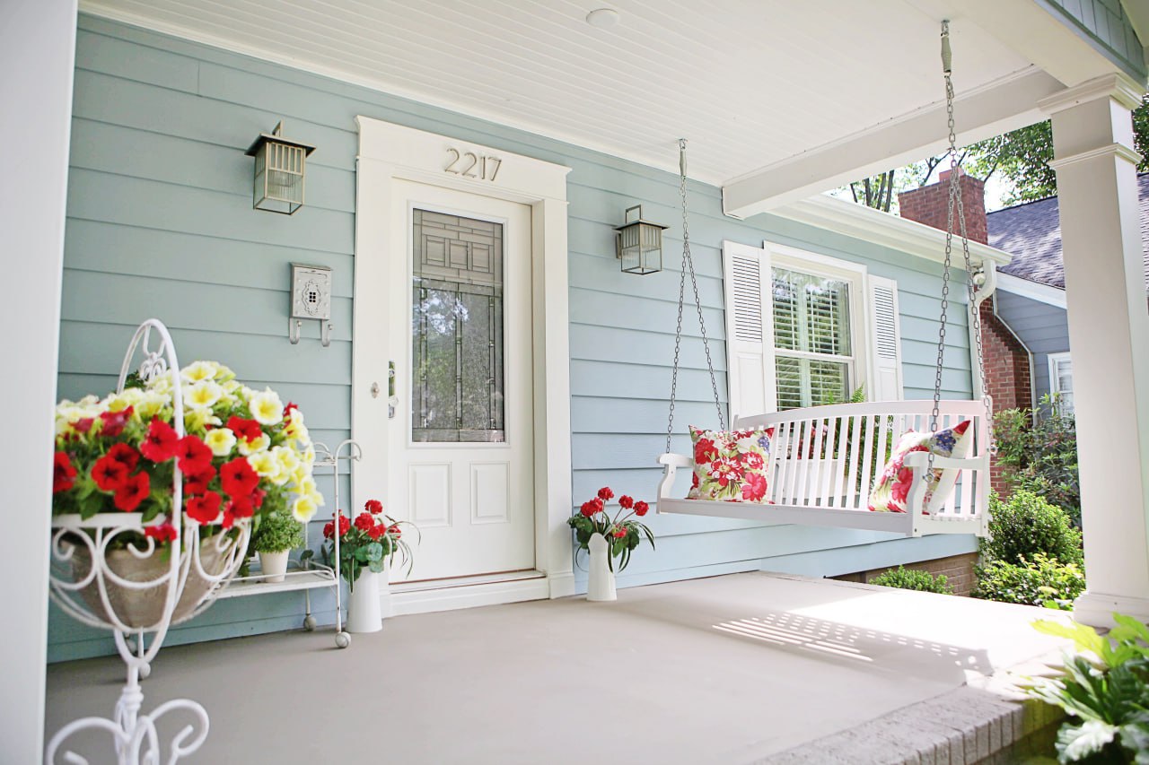 Flowers by the Door