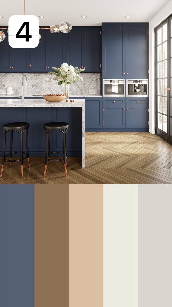 Classic Tandem: Blue and White