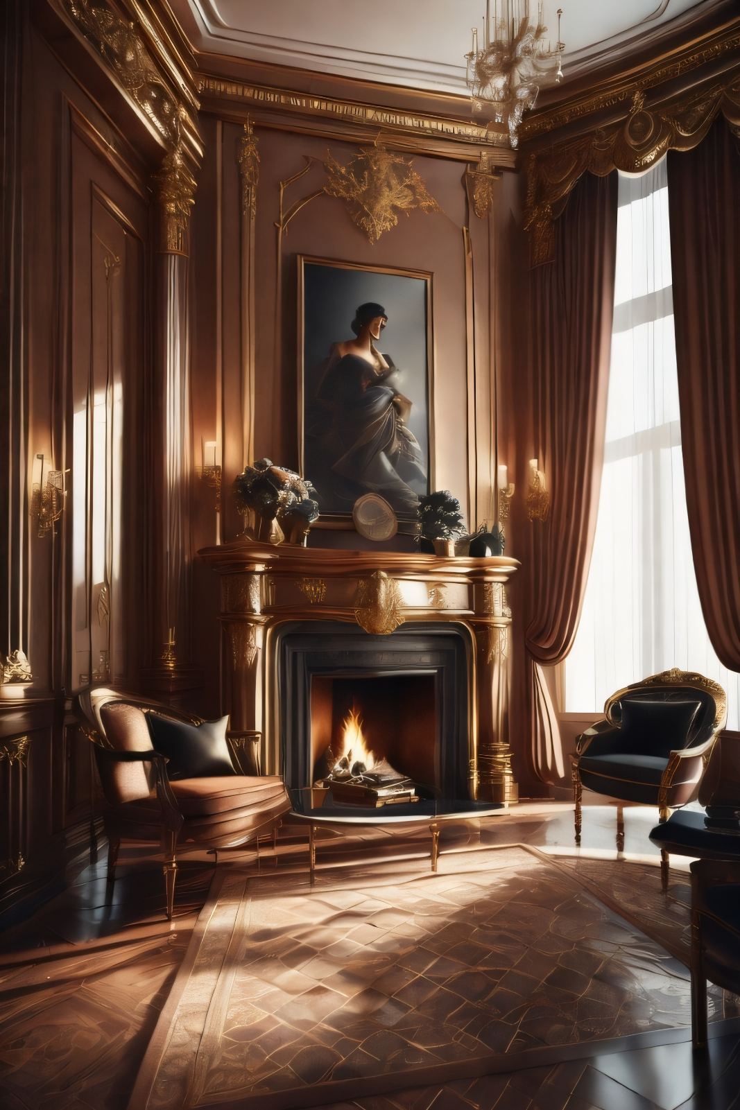 Historical Recreation: Restored Empire Style Interior