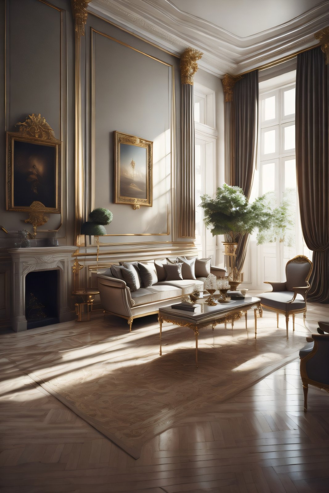 Majestic Harmony: Classic Empire Style in a Reception Hall