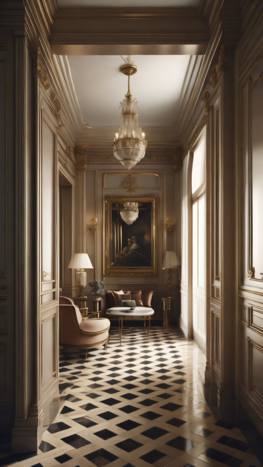 Great Legacy: The Luxury of Empire Style in a Library
