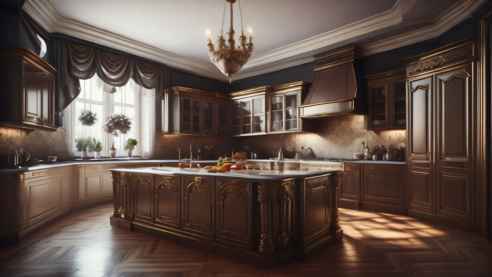 Art and Elegance: Empire Style in a Luxurious Dining Room