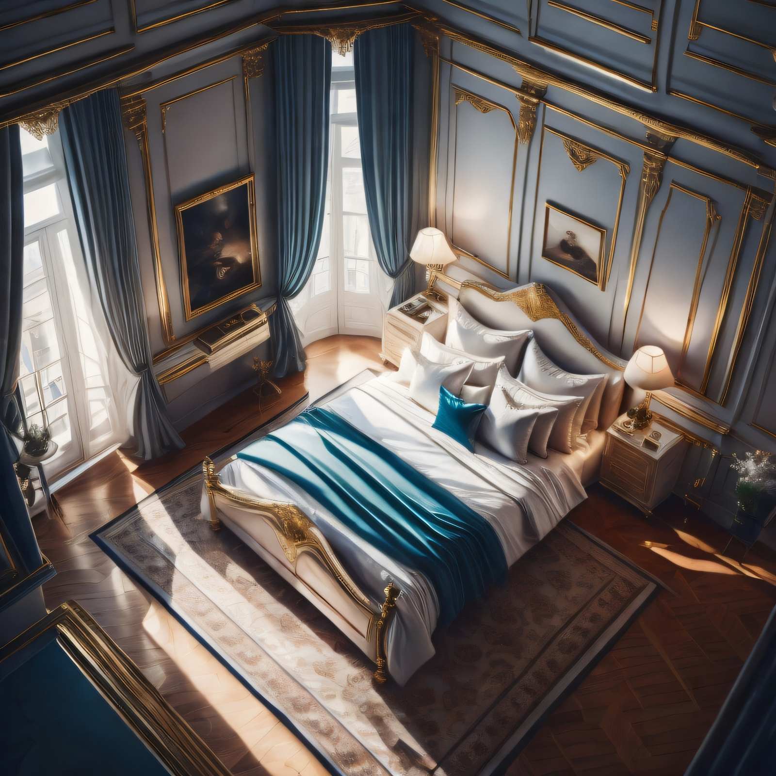 The Path to Grandeur: Empire Style in the Master Bedroom