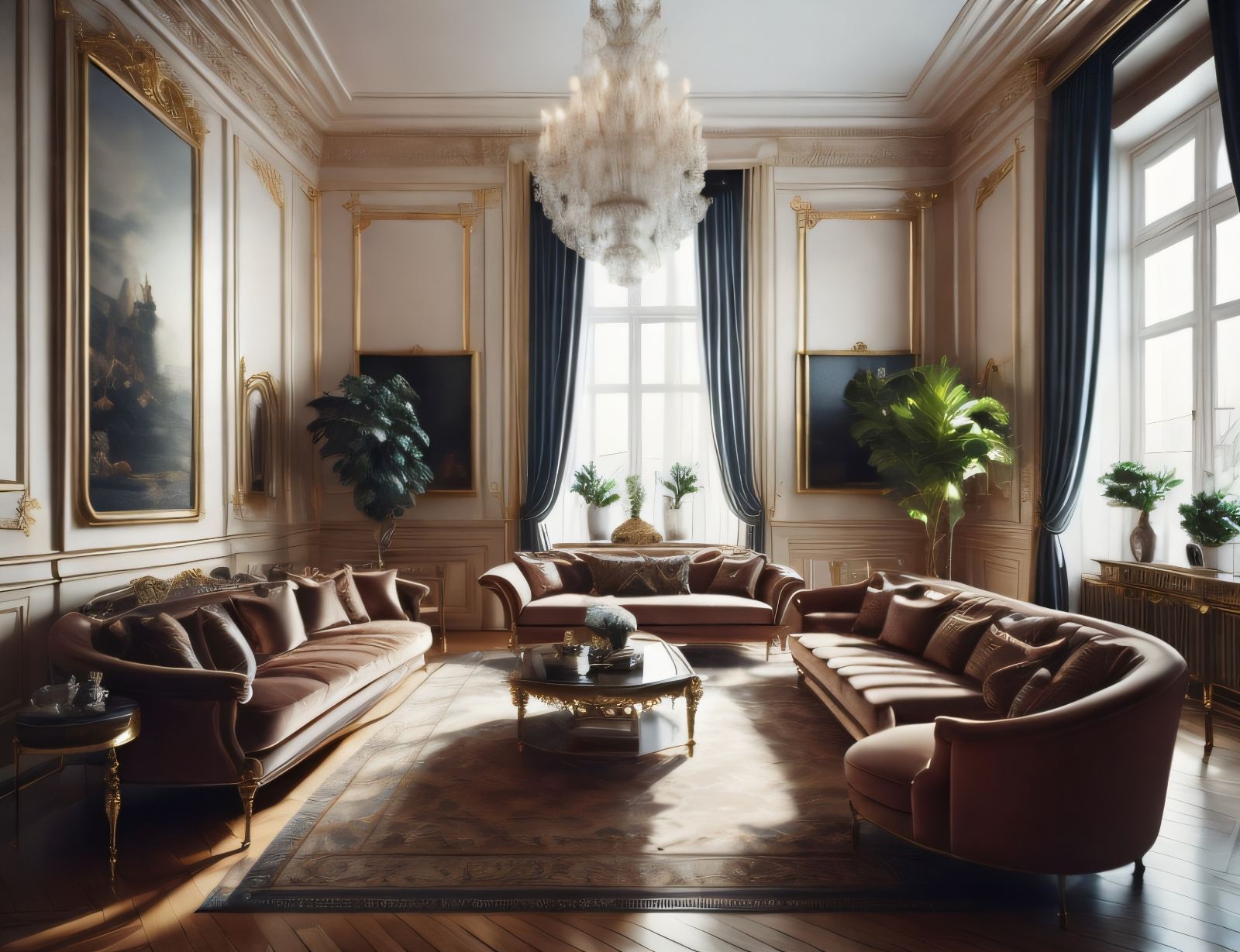 Harmony in Details: The Empire Style in the Living Room