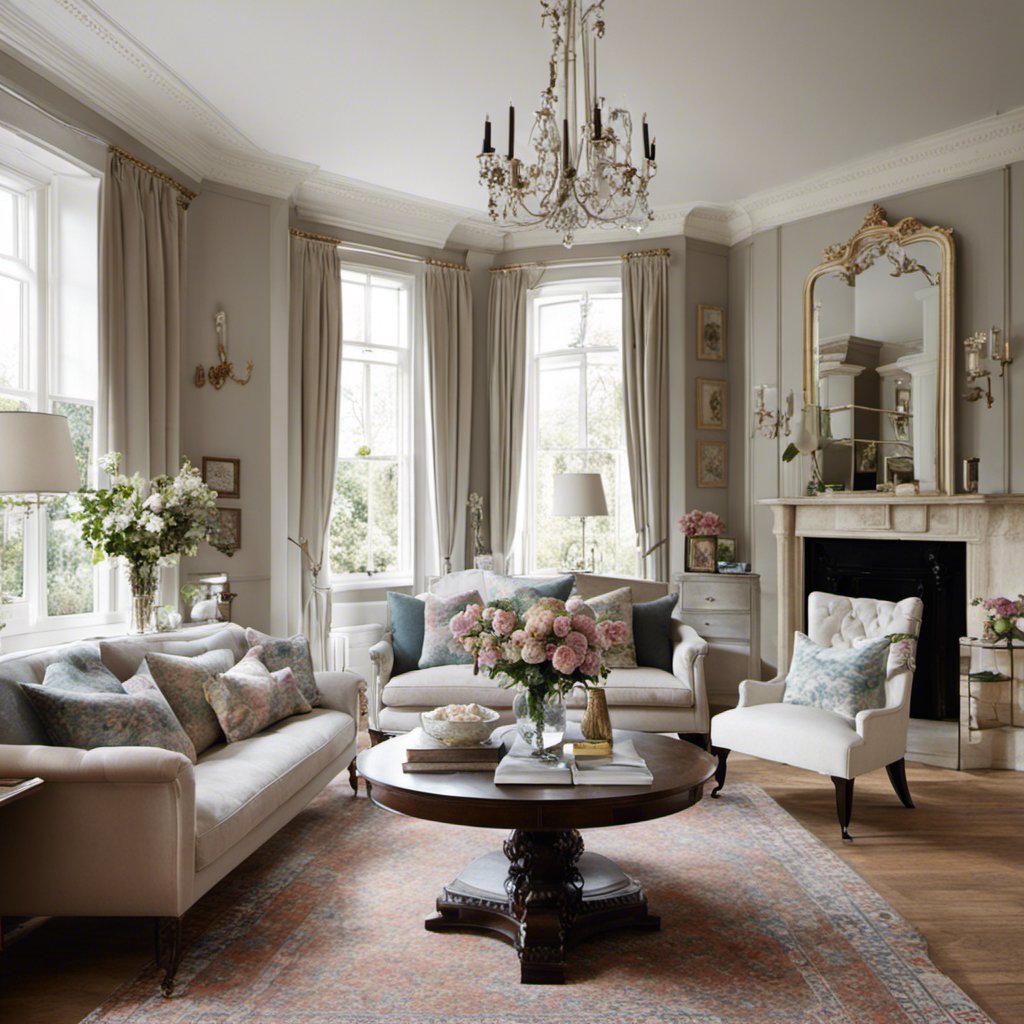 Cozy English Cottage Living Room