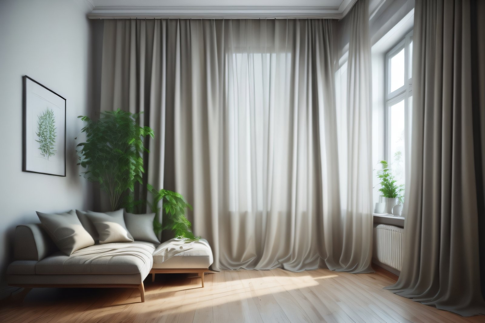 Nature-Inspired Living Room