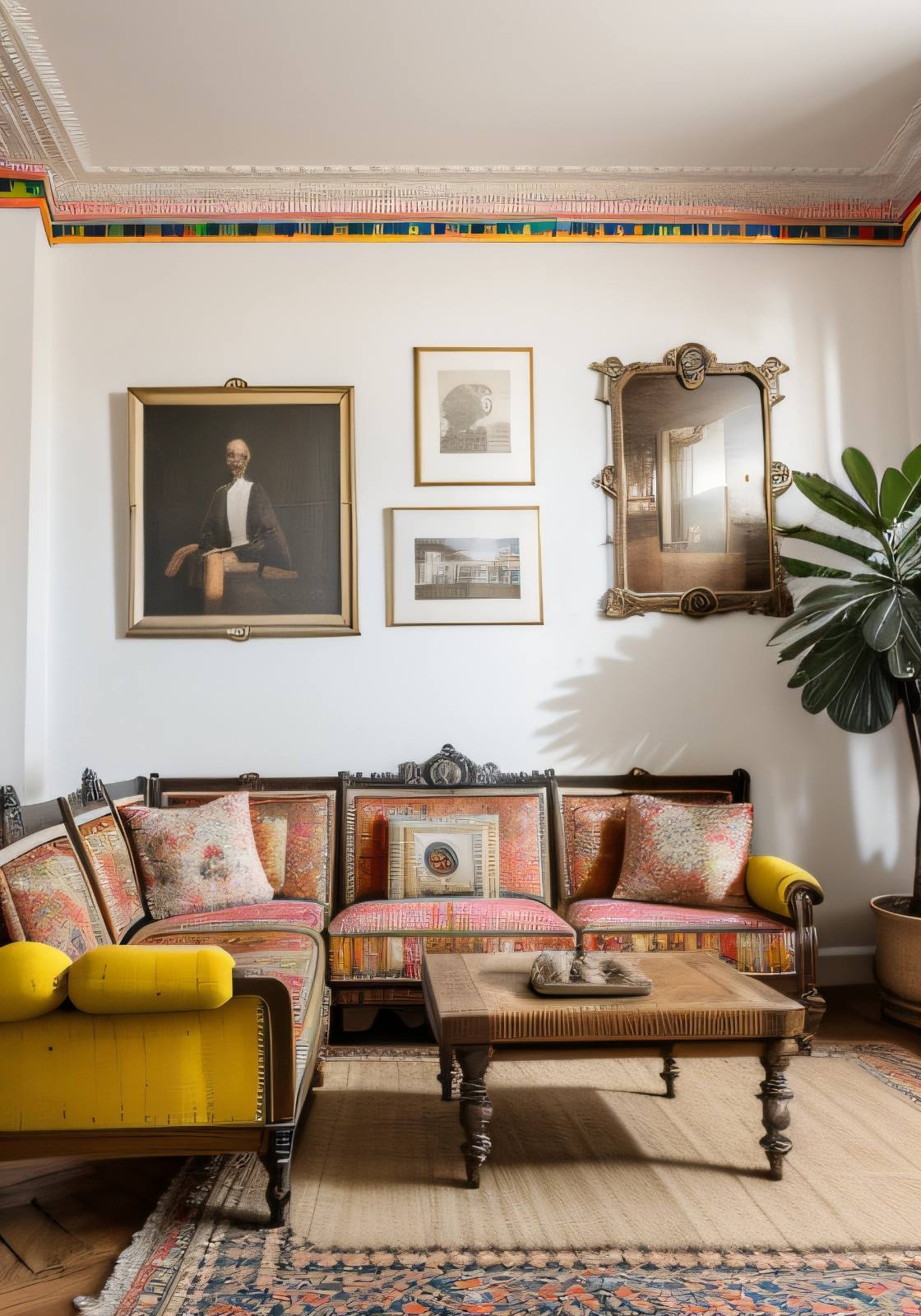 Electric Mix: A Blend of Colors and Shapes