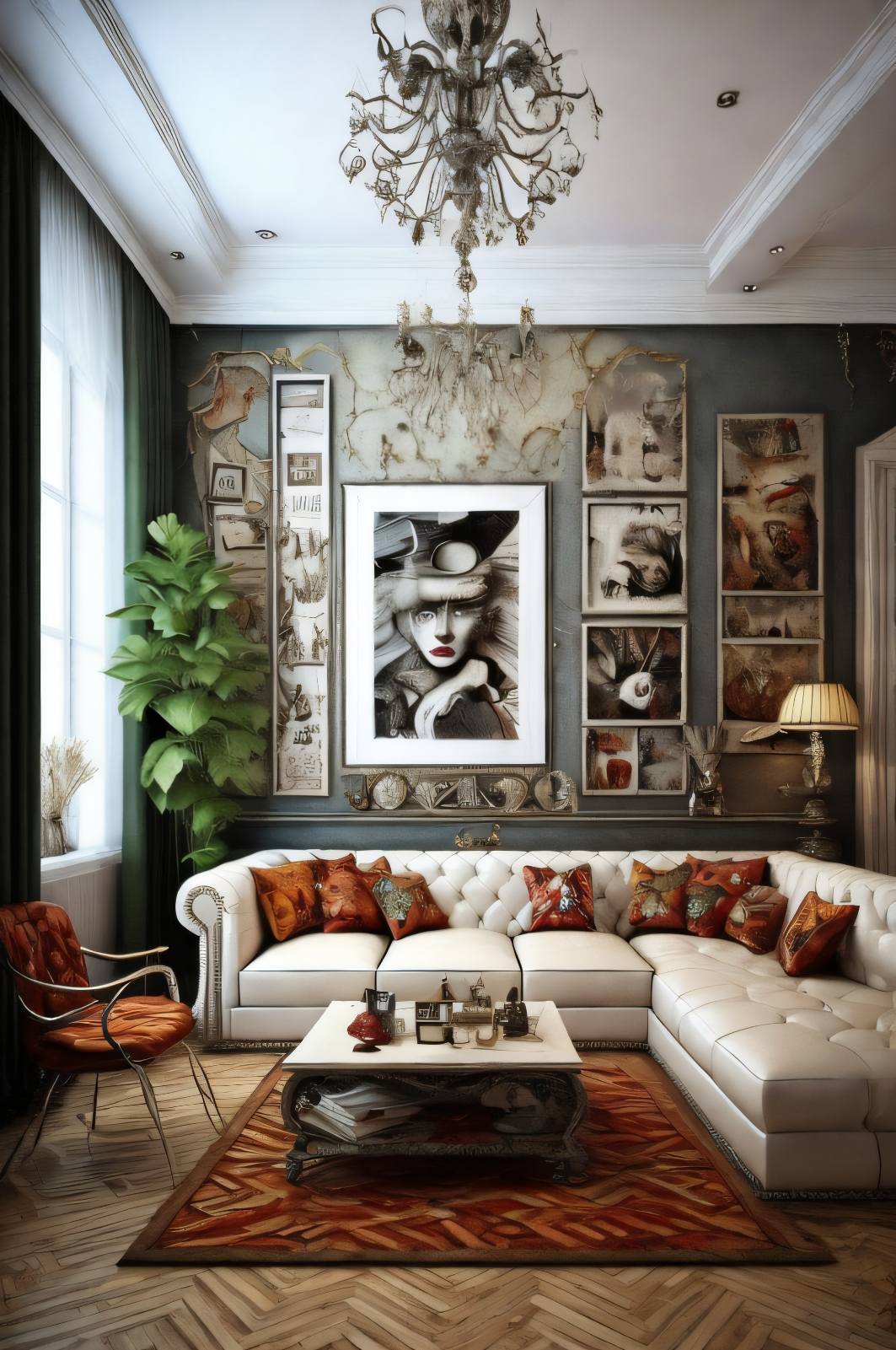 Elegant Blend of Styles: Eclectic Details