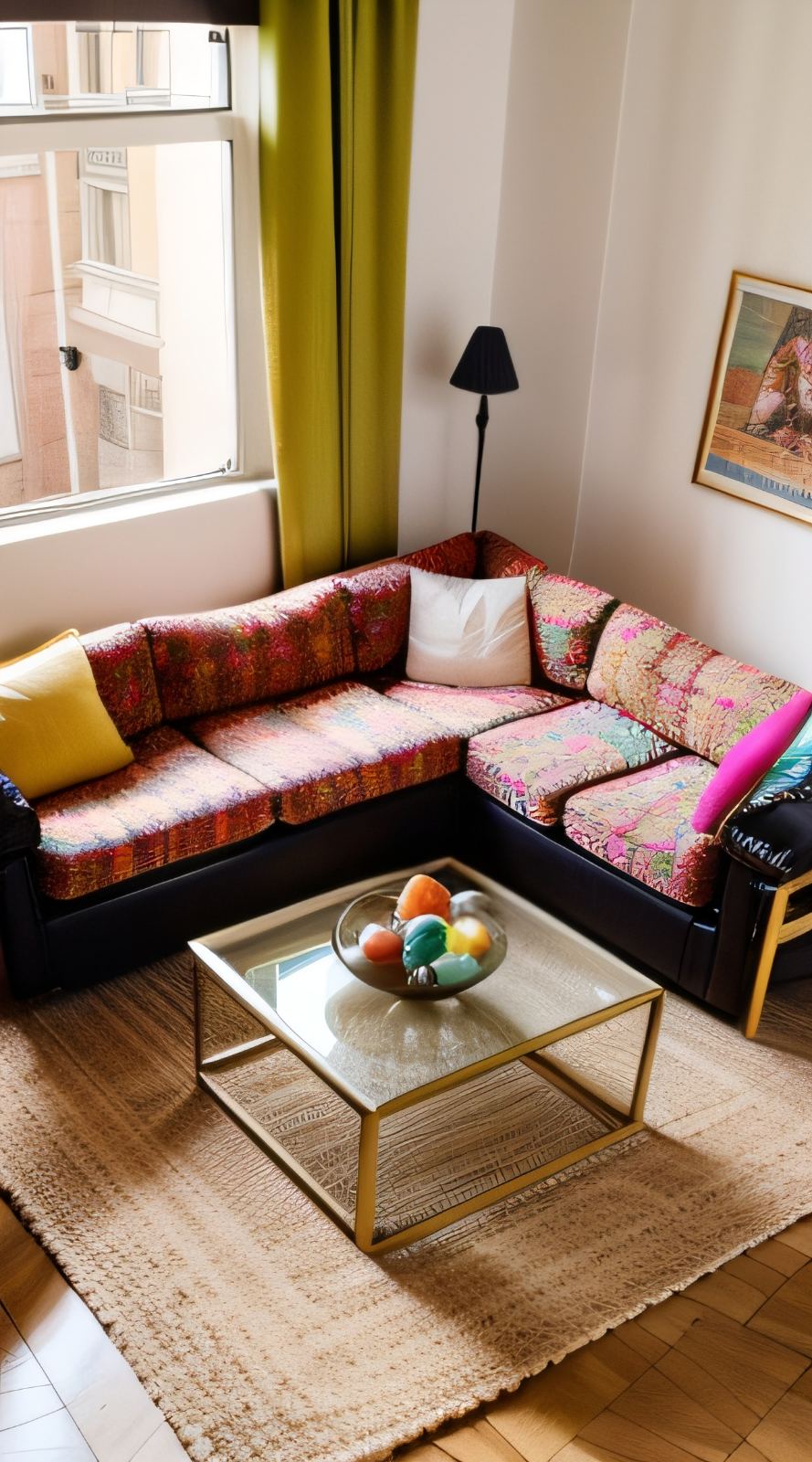 Cozy Comfort with Elements of Elegance in Eclectic Interior