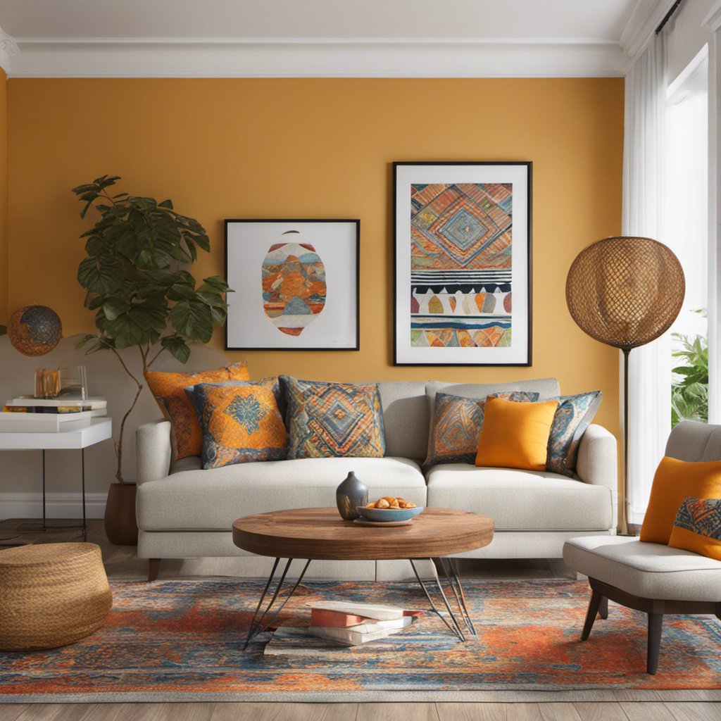 Cozy Ethnic Cocoon: Silk Throws and Soft Pillows