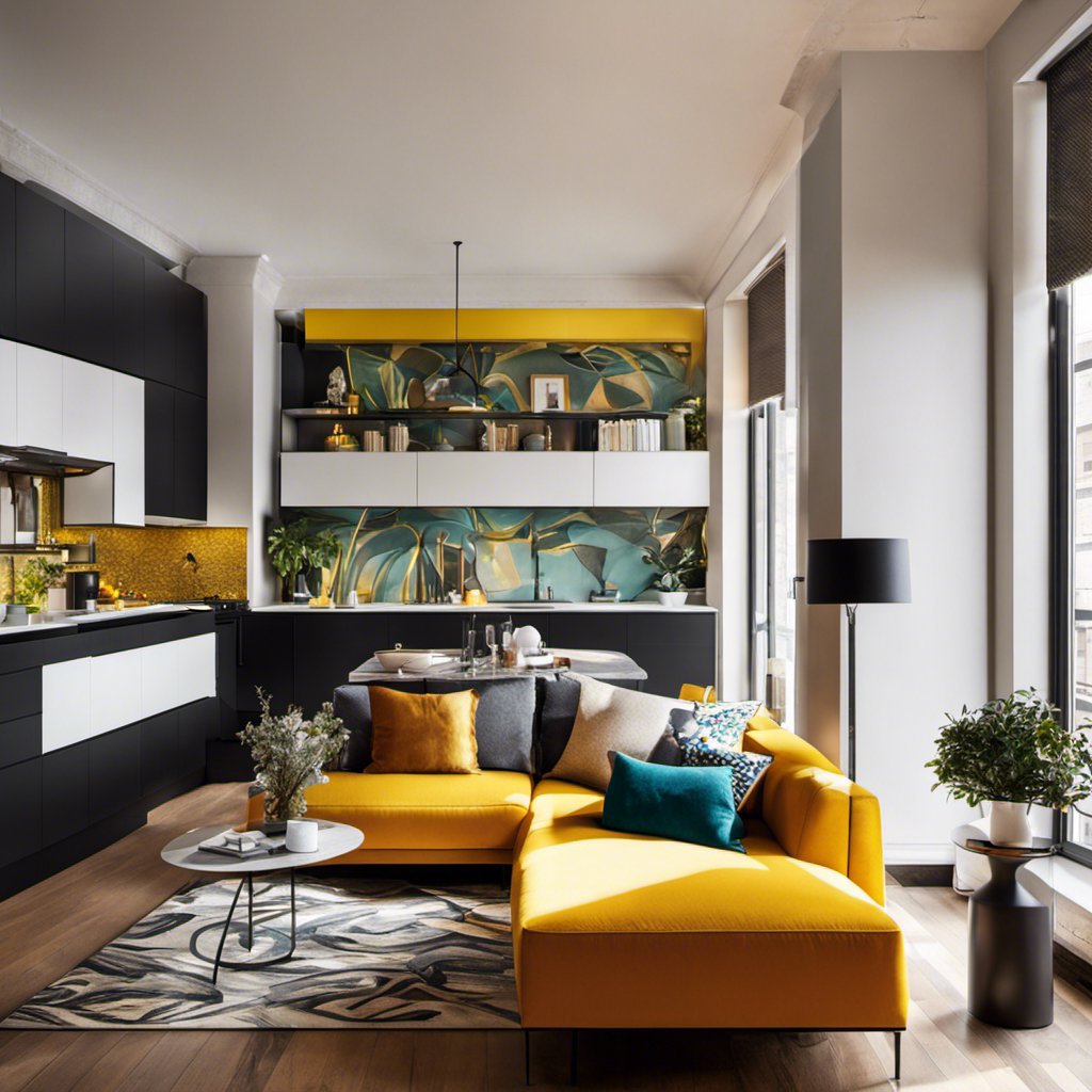 Unconventional Art Fusion in Interior Design