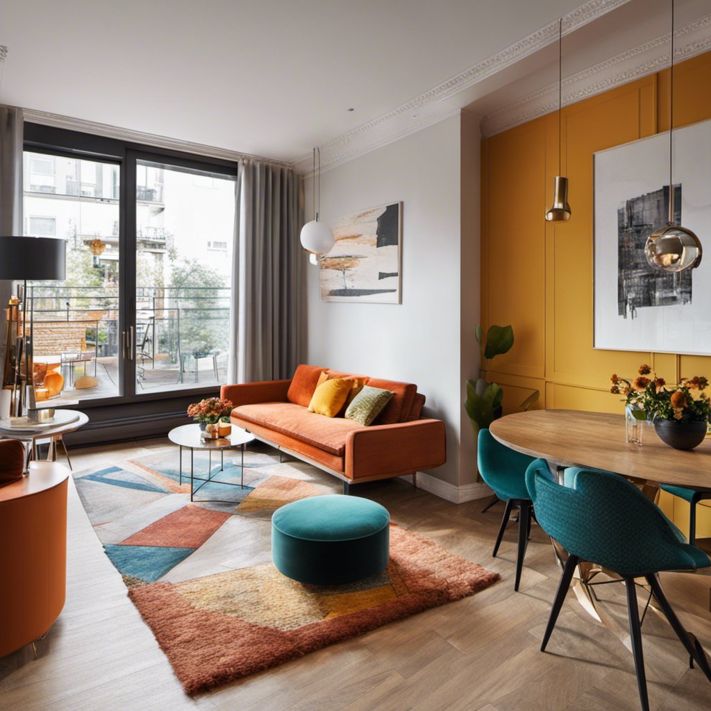Harmony of Styles: Modern Lines and Vintage Accessories