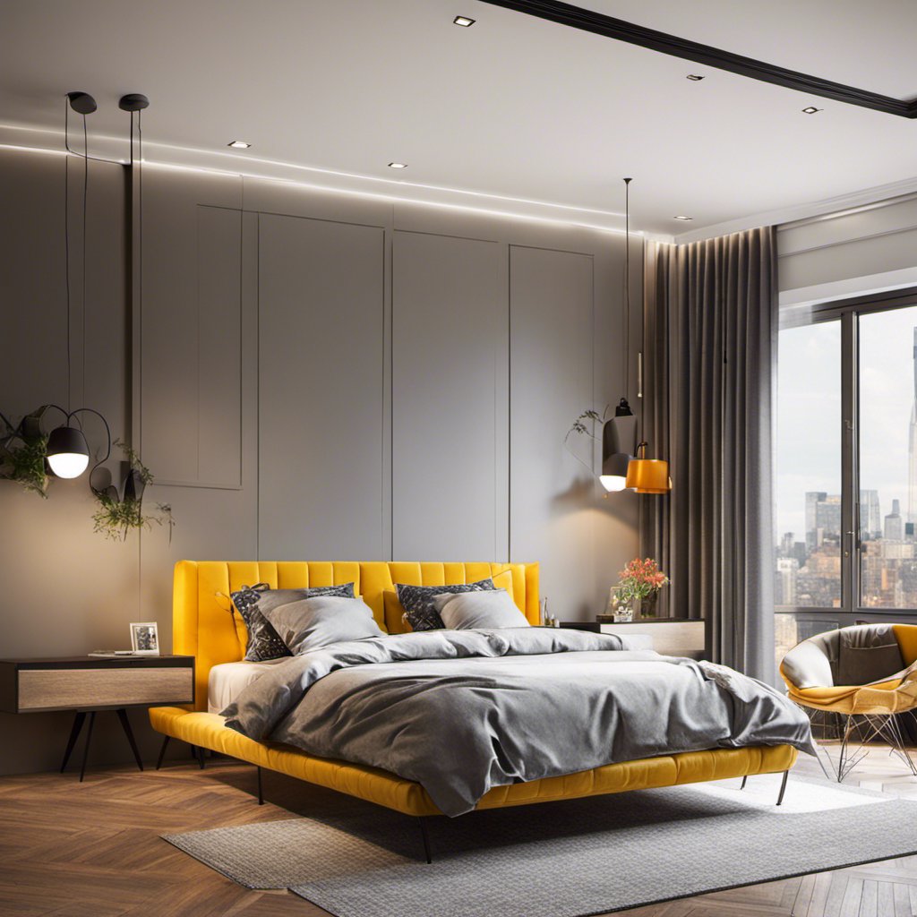 Geometric Fusion: Bedroom Design with Shapes