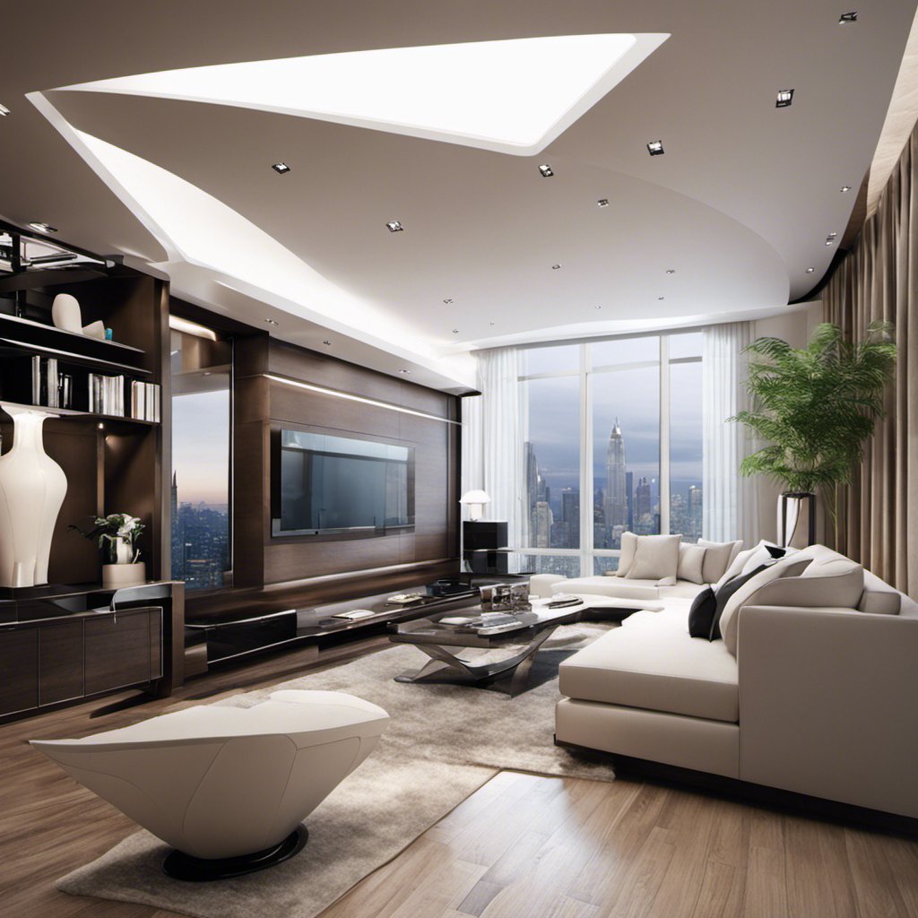 The Present’s Future: A Futuristic Transformation of a Modern Living Room