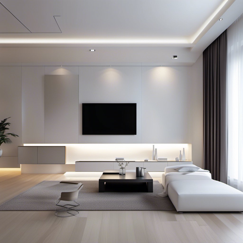 Minimalism in High-Tech Living Room