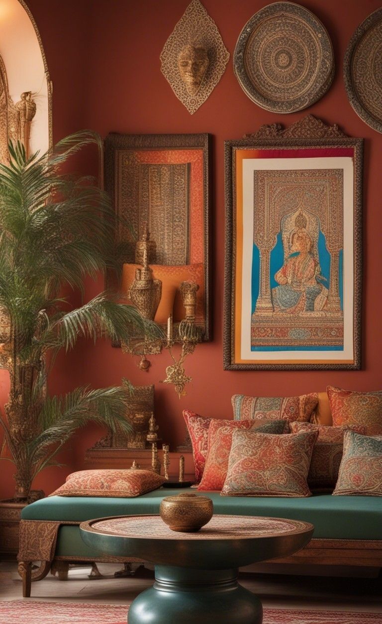 Indian Style: Harmony of Forms and Rhythms in Interior Design