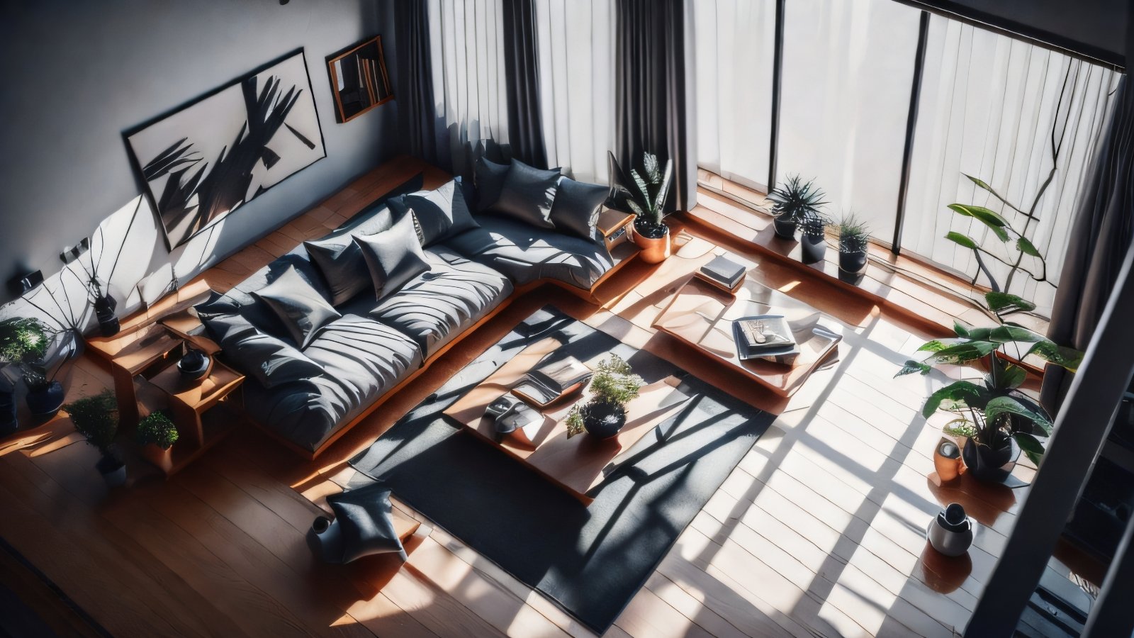 Harmony in Space: Modern Japanese Style Interior with Minimalist Forms and Natural Materials