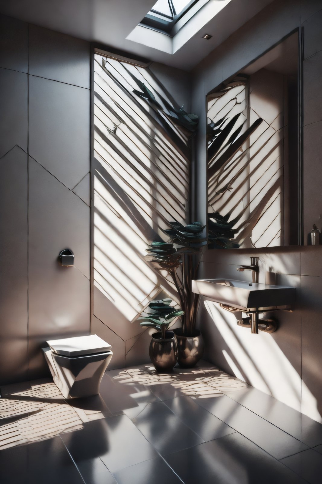Journey to Your Inner Peace: Modern Japanese Bathroom Interior with the Philosophy of Simplicity and Relaxation