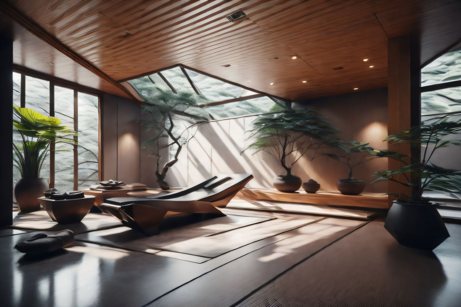 Fairytale Geometry: Modern Japanese Interior with Futuristic Shapes and Unexpected Cuts