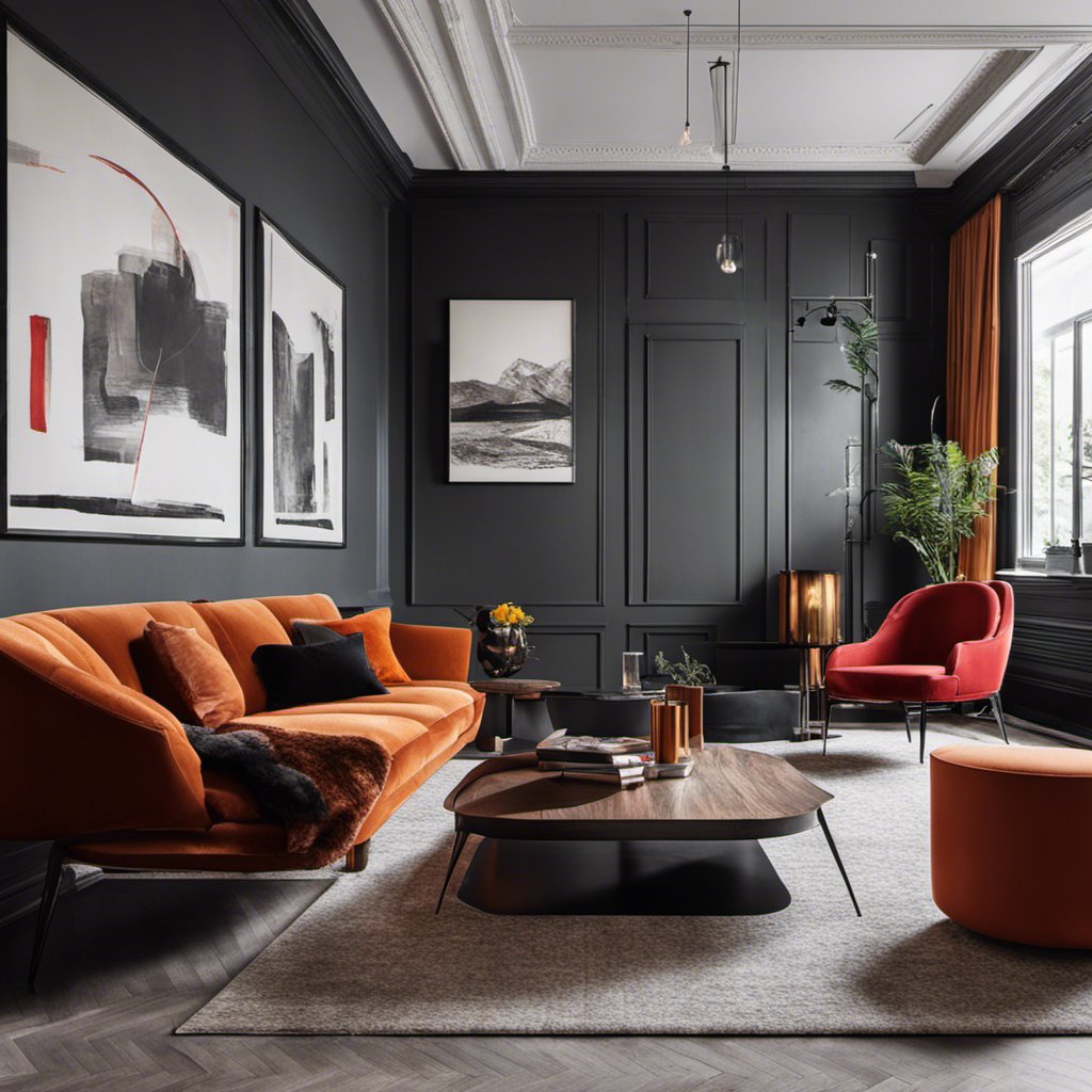 Eclectic Style: Lounge Interior with Personal Charm