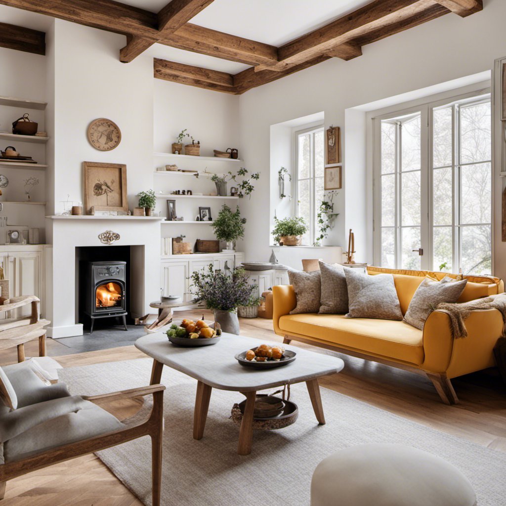 Elegant Symphony: German-Style Living Room