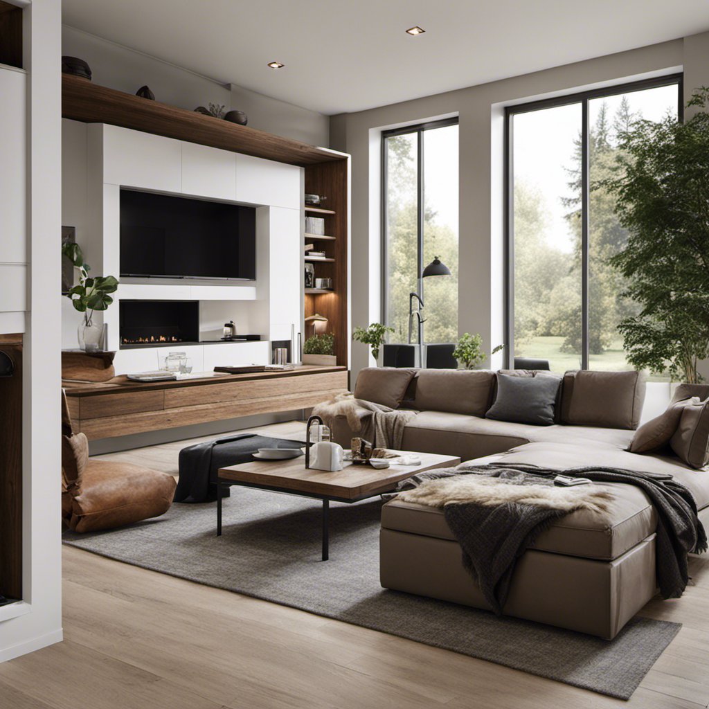 Strict Elegance: German-Style Living Room