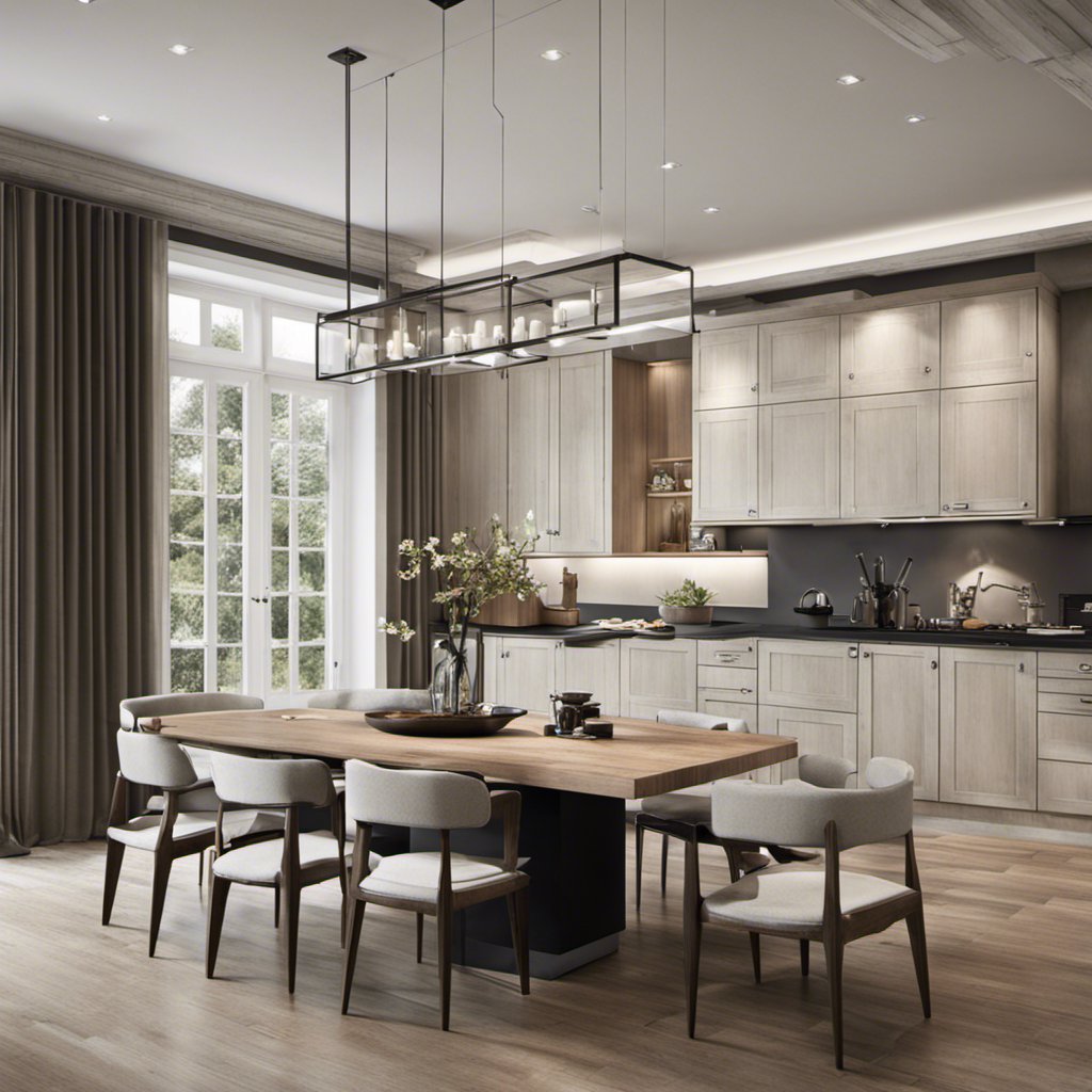 Minimalism with Inspiration: German-Style Kitchen Living Room