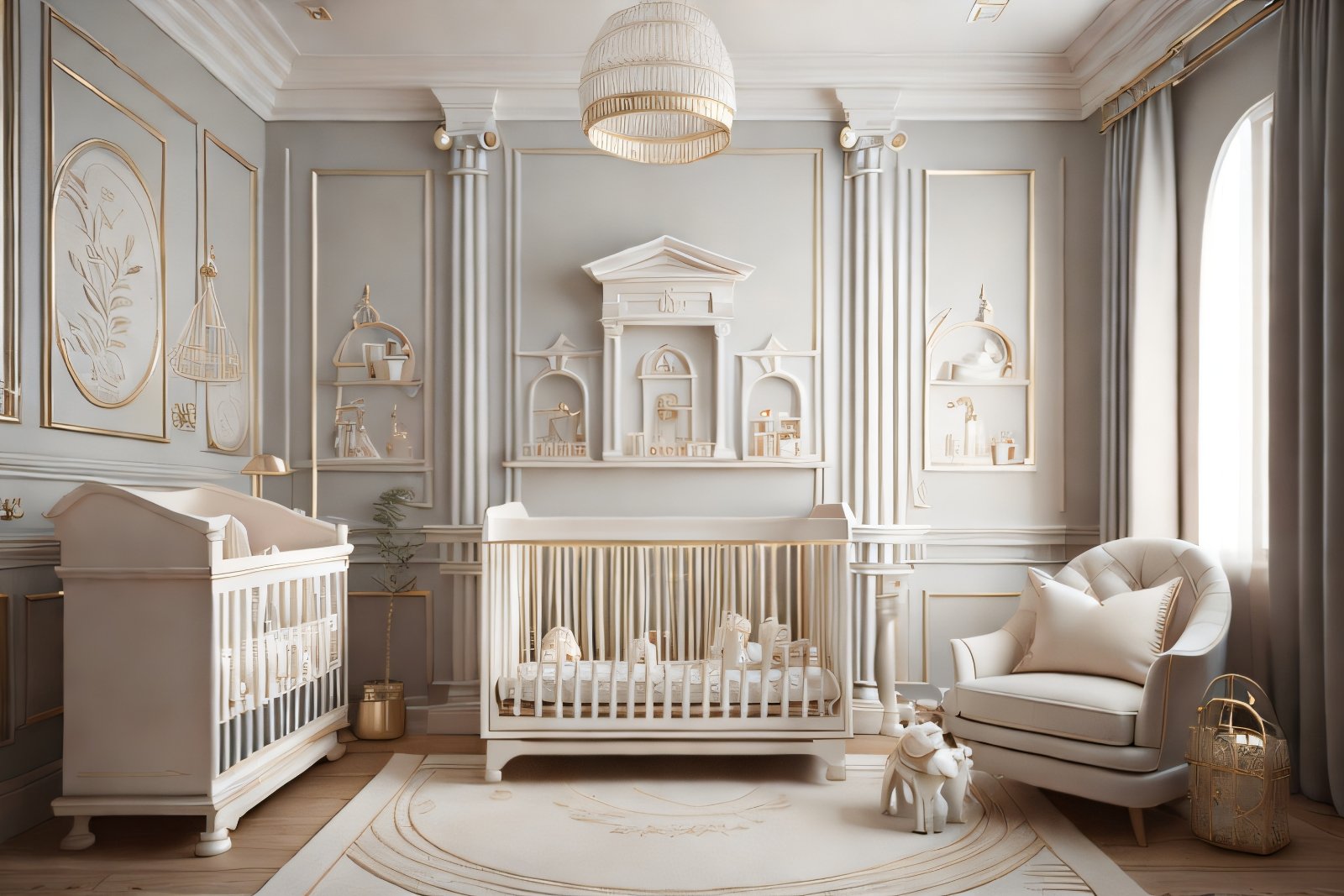 Luxurious Children's Room for Little Emperors