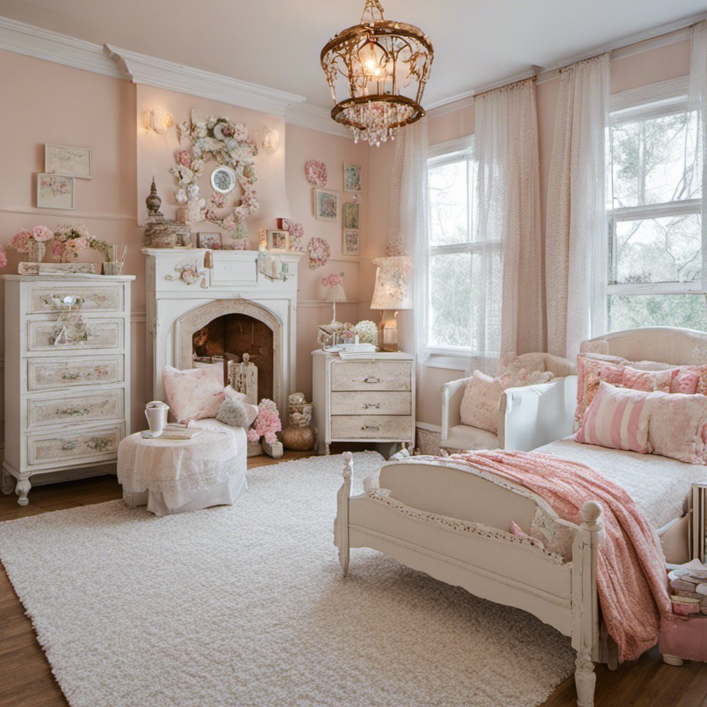 Graceful Vintage Compositions: Shabby Chic in the Kids' Room