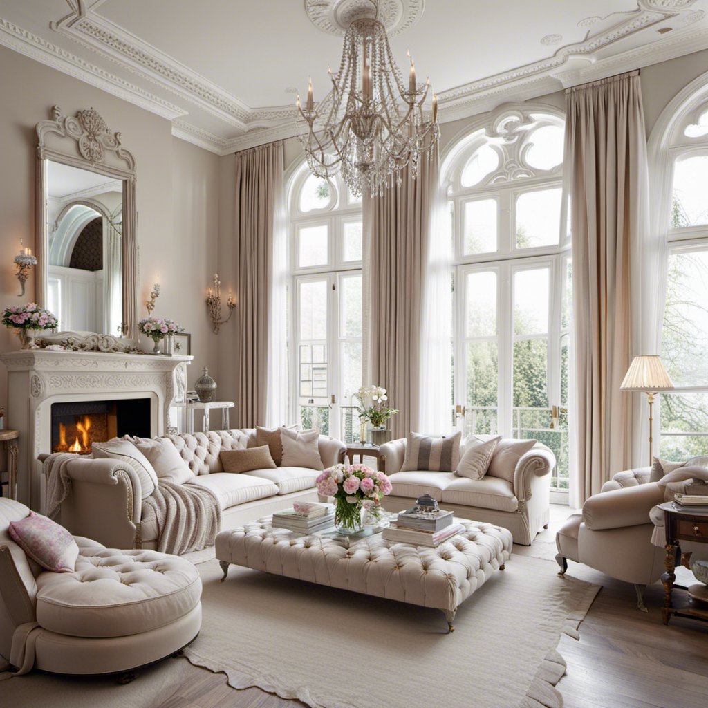Vintage Curtains: Shabby Chic in the Living Room