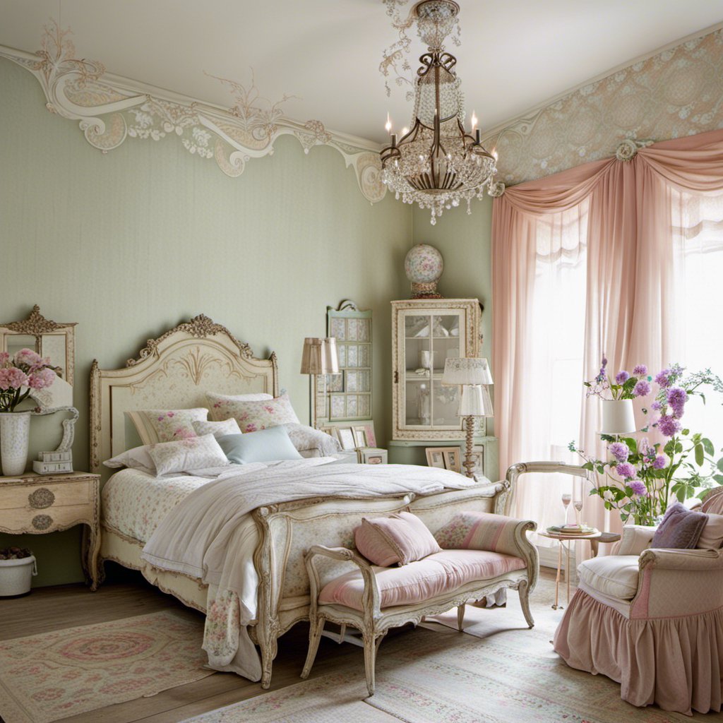 Old Bed with Secrets: Shabby Chic in the Bedroom